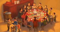 【春節(jié)艾灸】過(guò)年了，享用美食大餐，別忘記用“艾”把健康留??！